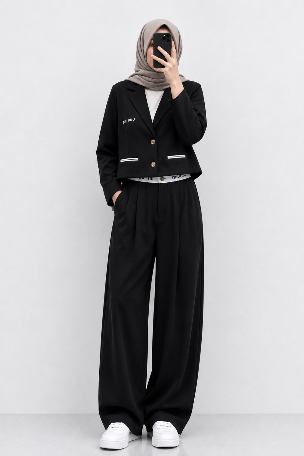 ست شومیز شلوارmiu miu دخترانه پارچه سیلک