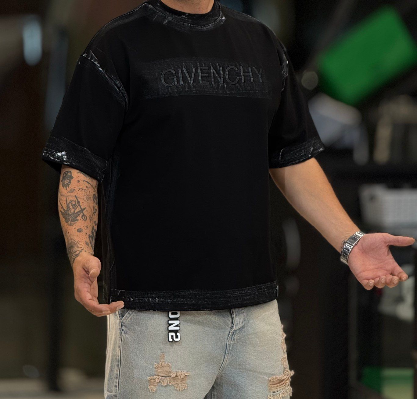 تیشرت GIVENCHY پارچه ماکان وارداتی گرم بالا