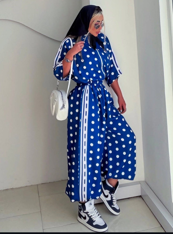 ست وارداتی زنانه وست و شلوار بالنی پارچه مازراتی گرم بالا