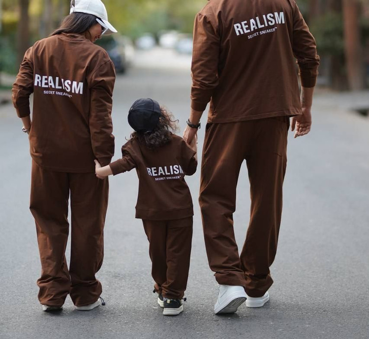 ست پاییزه خانوادگی REALISN پارچه دورس دونخ لاکرا