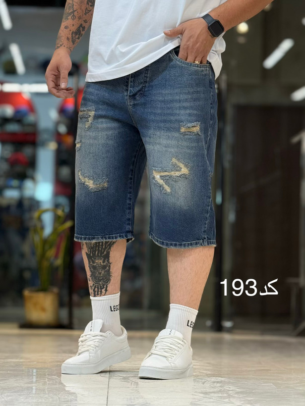 شلوارک جین گرم بالا