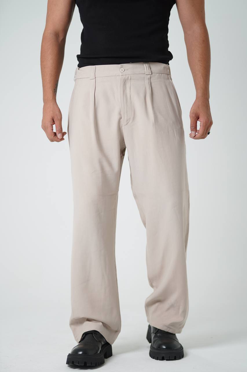 شلوار نیم‌بگ پارچه سیلک گرم بالا